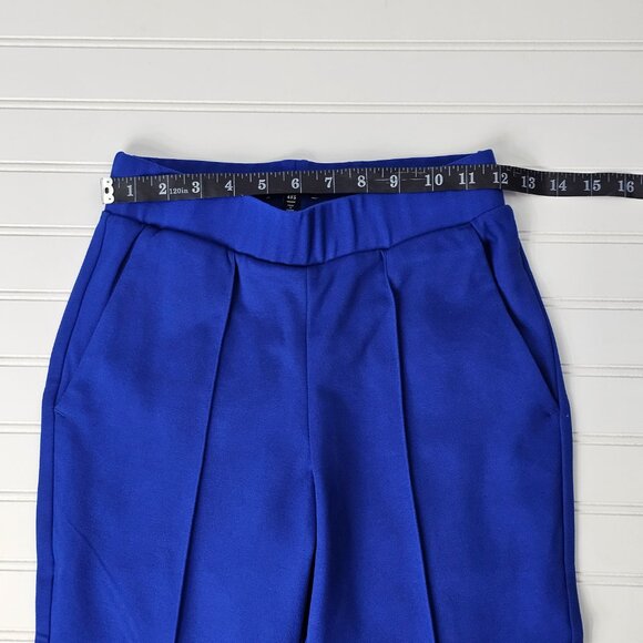 Universal Standard Women's Blue Pintuck Point Tapered Ankle Pants Size XS NWT - Picture 10 of 14
